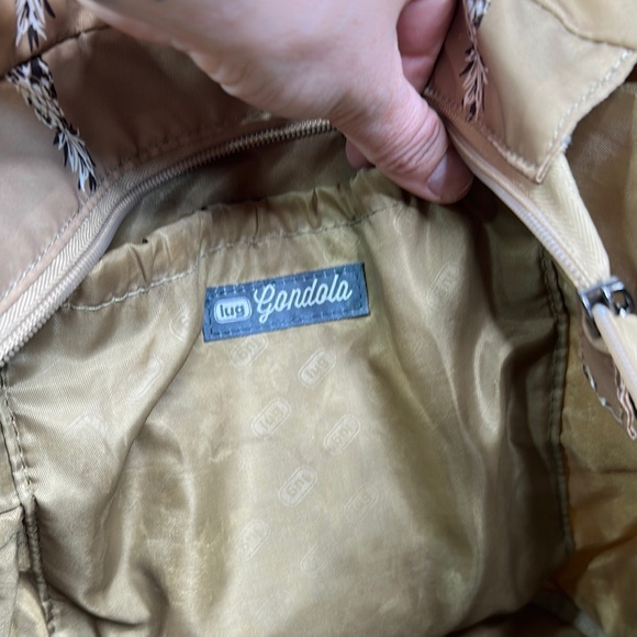 LUG Oversized Tote Bag In Pineapple Gold